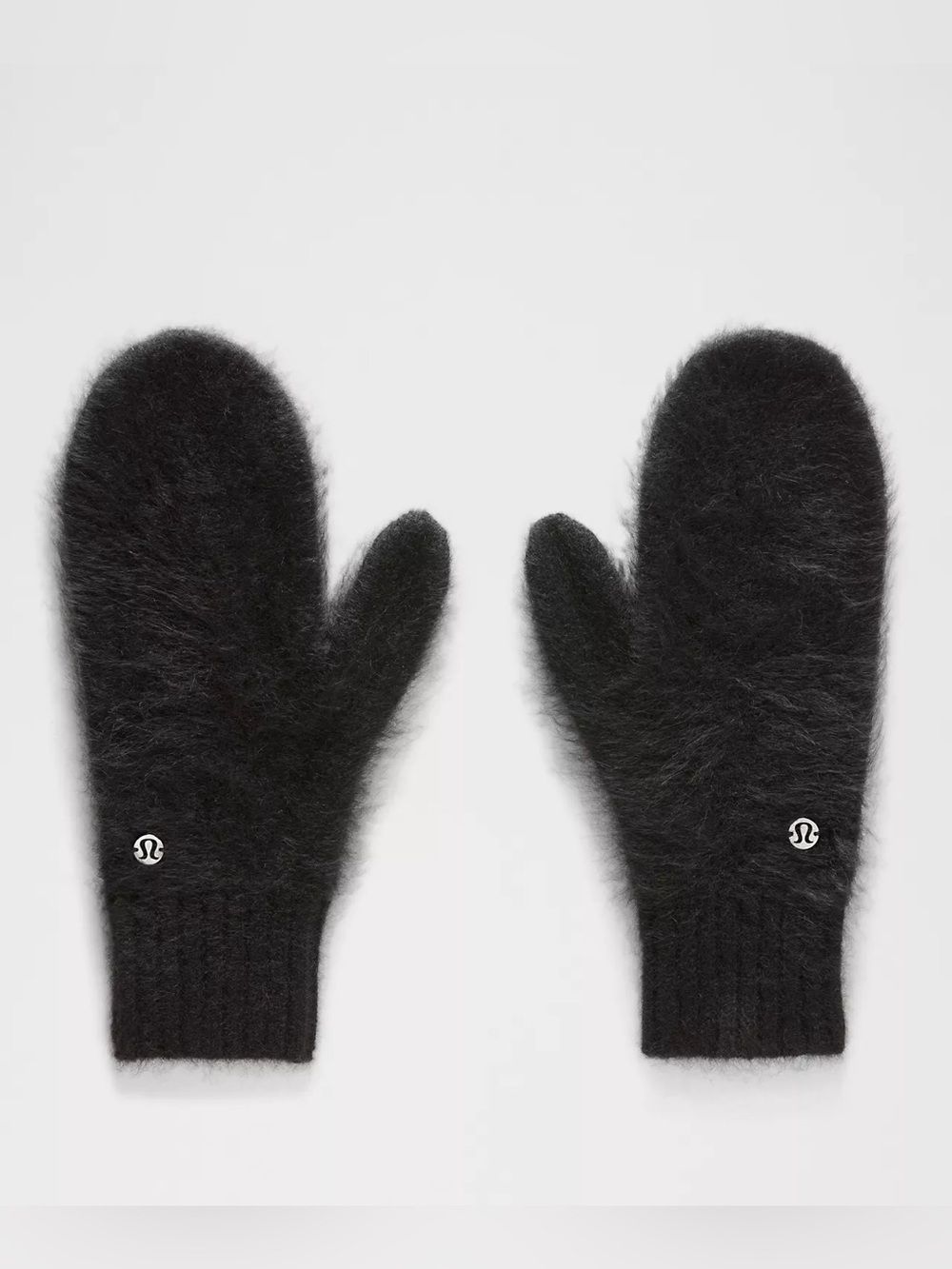 NWT Lululemon Fuzzy Cashmere Mittens Black